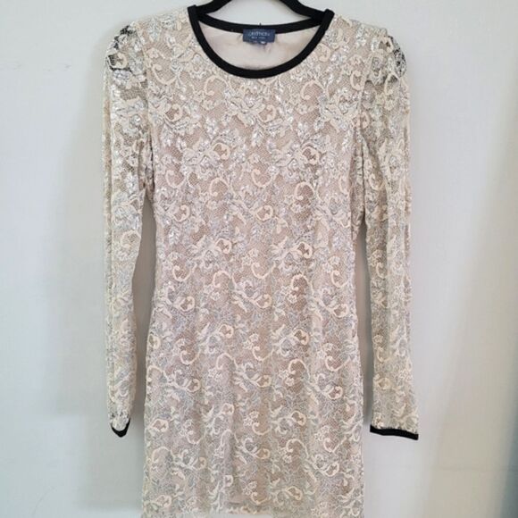 Gryphon Long sleeve lace dress Size M - Picture 3 of 16